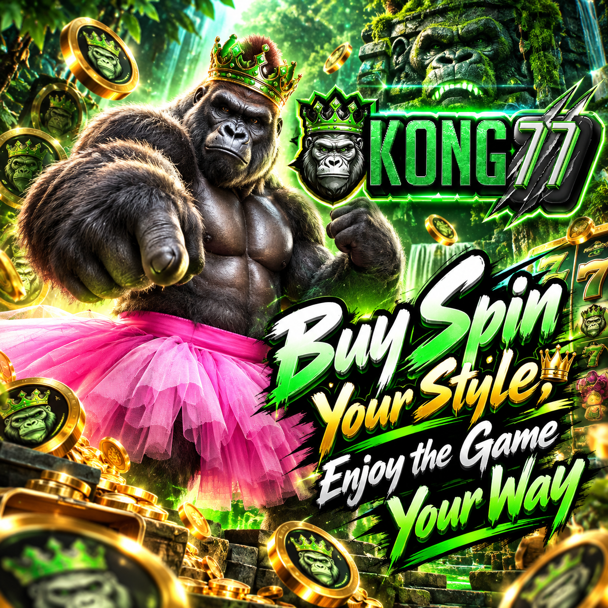 KONG77 >> Buy Spin Your Style, Enjoy the Game Your Way